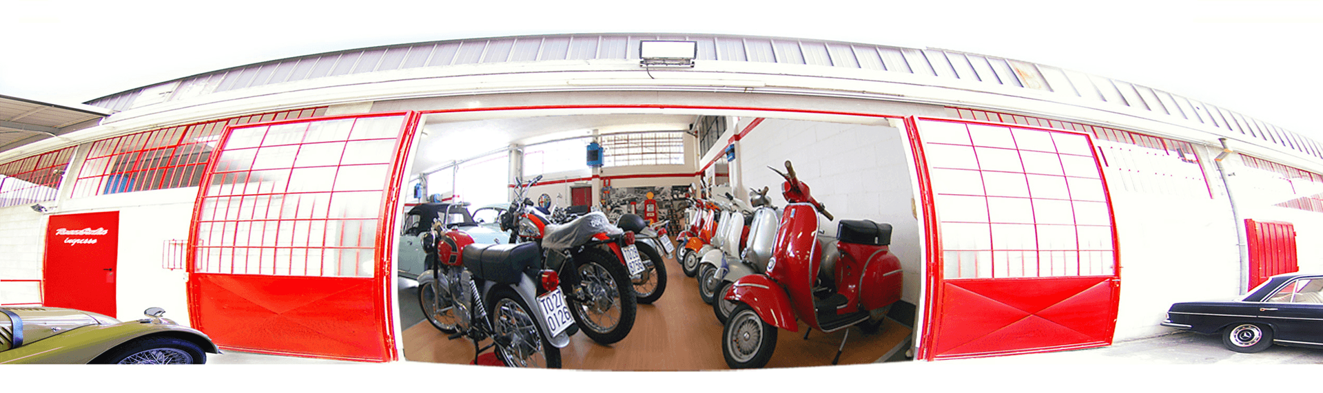 moto e vespe rosso italia